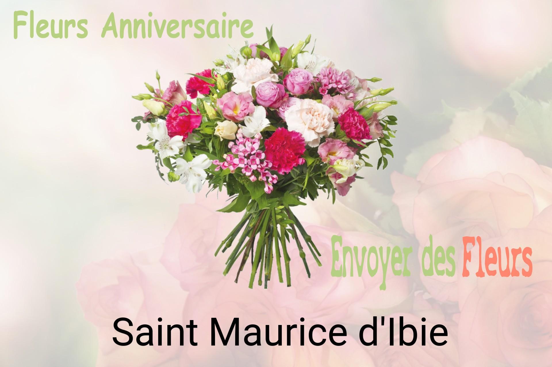 Bouquet de fleurs d’anniversaire livré à Saint-Maurice-d'Ibie