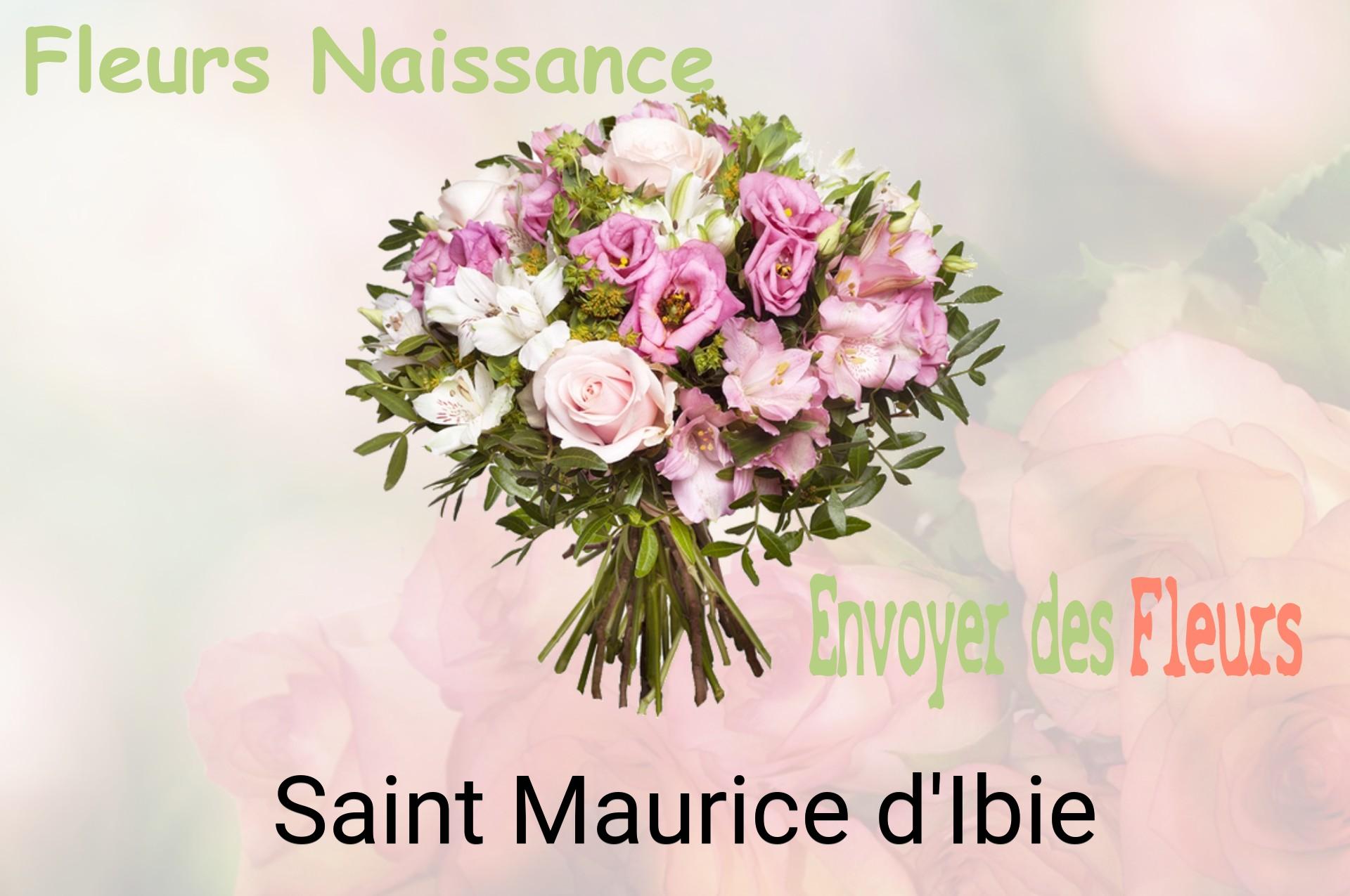 Bouquet de fleurs de naissance livré à Saint-Maurice-d'Ibie